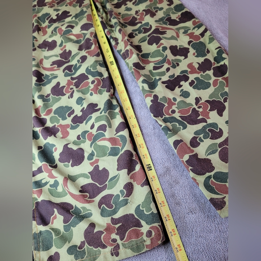 Vintage SafTbak Pants Mens 36x29 Duck Camo Hunting Canvas Altoona PA USA - Picture 5 of 10